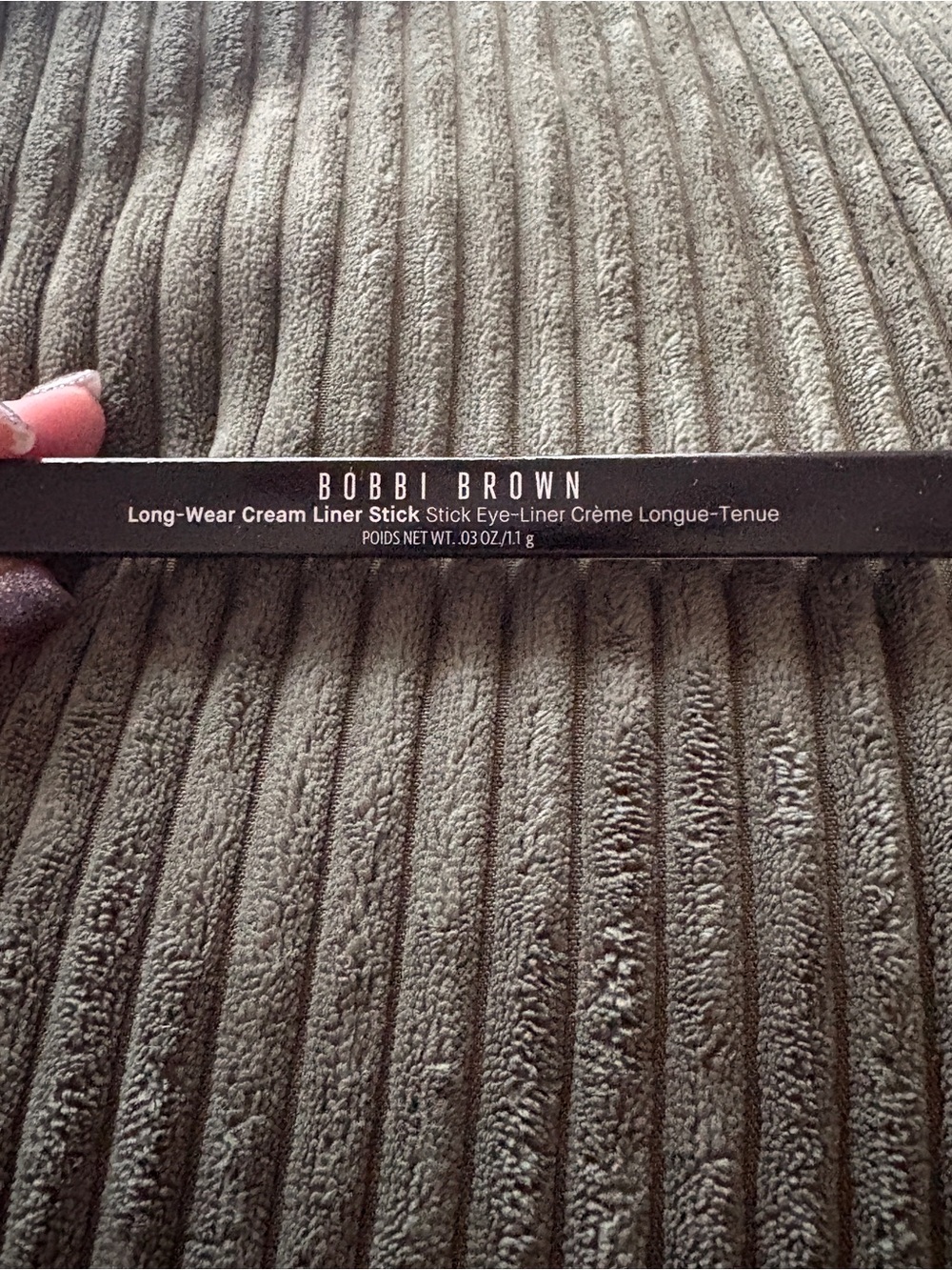 Bobbi Brown Long-Wear Cream Liner Stick PANTHER MATTE "black" - New In Box